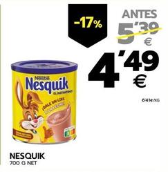Oferta de Nestlé - Nesquik por 4,49€ en BM Supermercados