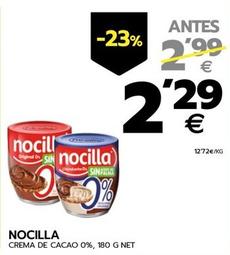 Oferta de Nocilla - Crema De Cacao por 2,29€ en BM Supermercados