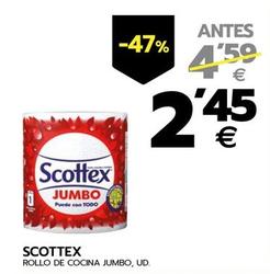 Oferta de Scottex - Rollo De Cocina Jumbo, Ud por 2,45€ en BM Supermercados