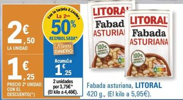 Oferta de Litoral - Fabada Asturiana por 2,5€ en E.Leclerc