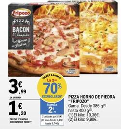 Oferta de Fripozo - Reembolsado Pizza Horno De Piedra por 3,99€ en E.Leclerc