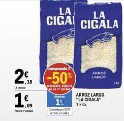 Oferta de La Cigala - Arroz Largo por 2,18€ en E.Leclerc