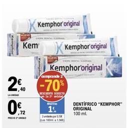 Oferta de Kemphor - Dentifrico Original por 2,4€ en E.Leclerc