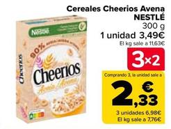 Oferta de Nestlé - Cereales Cheerios Avena por 3,49€ en Carrefour
