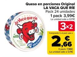 Oferta de La Vaca Que Ríe - Queso En Porciones Original   por 3,99€ en Carrefour