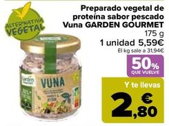 Oferta de Garden Gourmet - Preparado Vegetal De Proteína Sabor Pescado Vuna  por 5,59€ en Carrefour