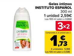 Oferta de Español - Geles Íntimos  Instituto  por 2,59€ en Carrefour