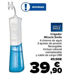 Oferta de Miracle Smile - Irrigador  por 39,9€ en Carrefour
