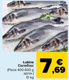 Oferta de Carrefour - Lubina por 7,69€ en Carrefour