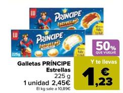 Oferta de Lu - Galletas Principe Estrellas por 2,45€ en Carrefour