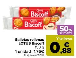 Oferta de Lotus - Galleta Rellenas Biscoff por 1,76€ en Carrefour