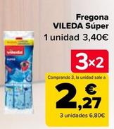 Oferta de Vileda - Fregona  Súper por 3,4€ en Carrefour