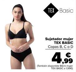 Oferta de Tex Basic - Sujetador Mujer  por 4,99€ en Carrefour