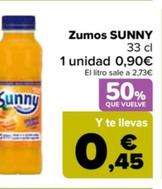 Oferta de Sunny - Zumos  por 0,9€ en Carrefour