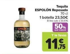 Oferta de Espolón - Tequila  Reposado por 23,5€ en Carrefour