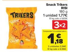 Oferta de Risi - Snack Trikers por 1,77€ en Carrefour