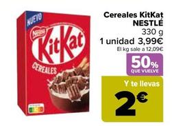 Oferta de Nestlé - Cereales KitKat por 3,29€ en Carrefour