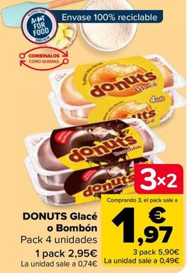 Oferta de Donuts - Glace O Bombon por 2,95€ en Carrefour