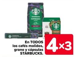 Oferta de Starbucks - En Todos Los Cafes Molidos, Grano Y Capsulas en Carrefour