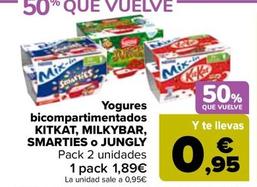 Oferta de Nestlé - Yuogures Bicompartimentados por 1,89€ en Carrefour