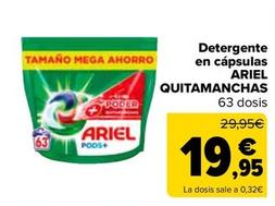 Oferta de Ariel - Detergente En Cápsulas por 19,95€ en Carrefour