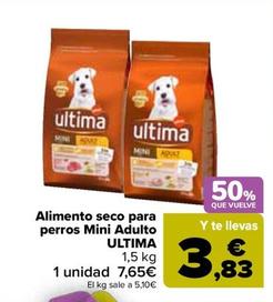 Oferta de Última - Alimento Seco Para Perros Mini Adulto por 7,65€ en Carrefour