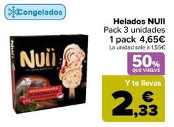 Oferta de Nuii - Helados por 4,65€ en Carrefour