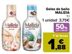 Oferta de Malizia - Geles De Bano por 3,75€ en Carrefour