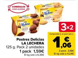 Oferta de La Lechera - Postres Delicias por 1,62€ en Carrefour