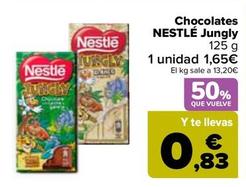 Oferta de Nestlé - Chocolates Jungly por 1,69€ en Carrefour
