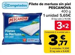 Oferta de Pescanova - Filetes De Merluza Sin Piel por 5,55€ en Carrefour
