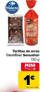 Oferta de Carrefour - Tortitas De Arroz Sensation por 1€ en Carrefour