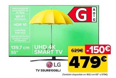 Oferta de Lg - Tv 55UR81006LJ por 479€ en Carrefour