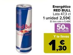 Oferta de Red Bull - Energetico por 2,59€ en Carrefour