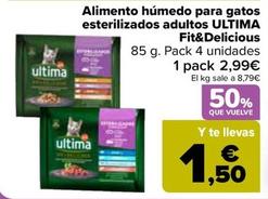 Oferta de Última - Alimento Humedo Para Gatos Esterilizados Adultos por 2,99€ en Carrefour
