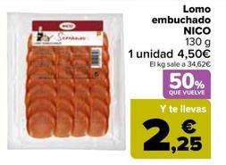 Oferta de Nico - Lomo  Embuchado   por 4,5€ en Carrefour