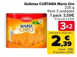 Oferta de Cuétara - Galletas María Oro por 3,59€ en Carrefour
