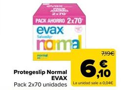 Oferta de Evax - Protegeslip Normal   por 6,1€ en Carrefour