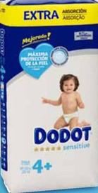 Oferta de Dodot - Pañales Sensitive Extra   por 28€ en Carrefour
