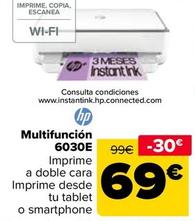 Oferta de HP - Multifunción 6030E por 69€ en Carrefour