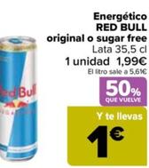 Oferta de Red Bull - Energético Original O Sugar Free en Carrefour
