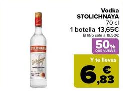 Oferta de Stolichnaya - Vodka   por 13,65€ en Carrefour