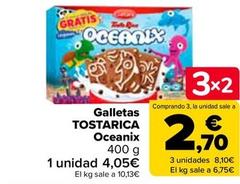 Oferta de Tosta Rica - Galletas Oceanix por 4,05€ en Carrefour