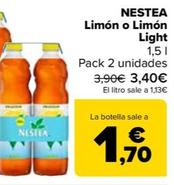 Oferta de Nestea - Limón o Limón Light por 3,4€ en Carrefour