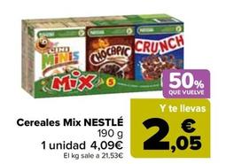 Oferta de Nestlé - Cereales Mix por 4,09€ en Carrefour