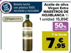 Oferta de Maestros De Hojiblanca - Aceite De Oliva Virgen Extra por 15,89€ en Carrefour