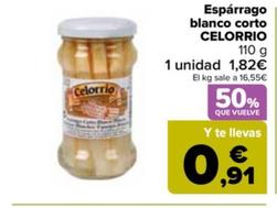 Oferta de Celorrio - Espárrago  Blanco Corto   por 1,82€ en Carrefour