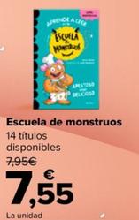 Oferta de Escuela De Monstruos por 7,55€ en Carrefour