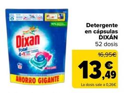 Oferta de Dixán - Detergente  En Cápsulas   por 13,49€ en Carrefour