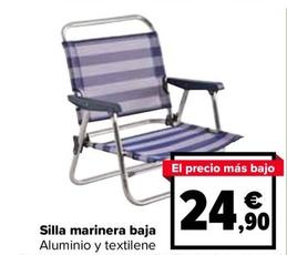 Oferta de Silla Marinera Baja por 24,9€ en Carrefour